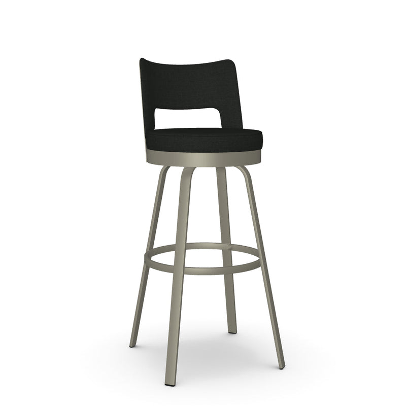 Brock Swivel Spectator Stool - Upholstered