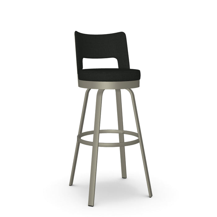 Brock Swivel Spectator Stool - Upholstered