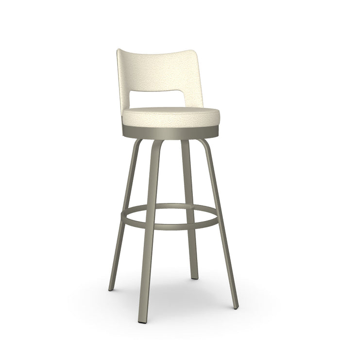Brock Swivel Spectator Stool - Upholstered