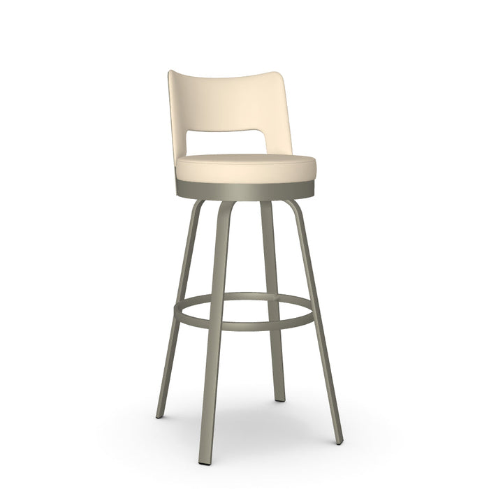 Brock Swivel Spectator Stool - Upholstered