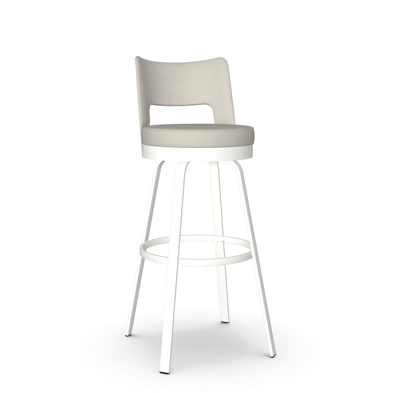 Brock Swivel Spectator Stool - Upholstered
