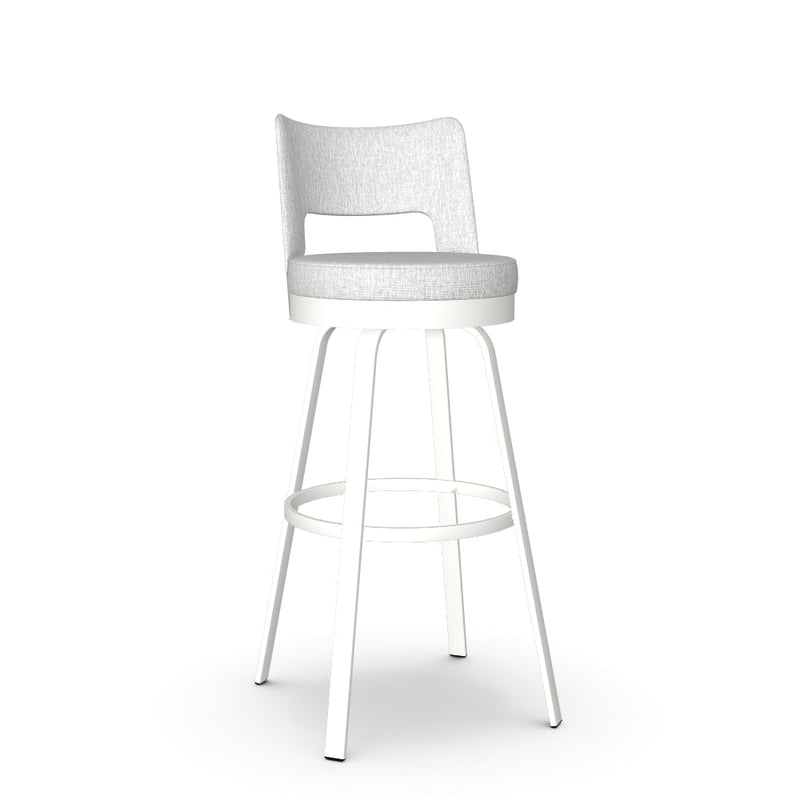 Brock Swivel Spectator Stool - Upholstered