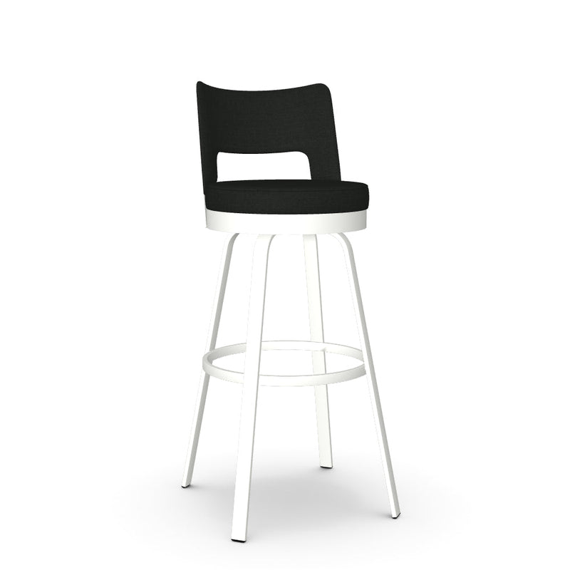 Brock Swivel Spectator Stool - Upholstered
