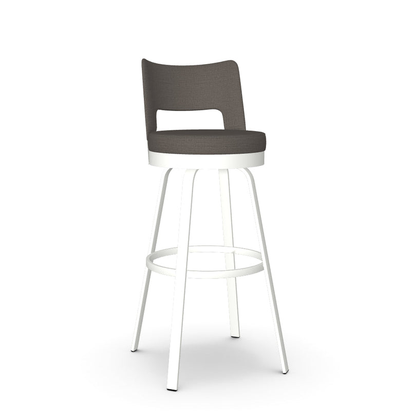 Brock Swivel Spectator Stool - Upholstered