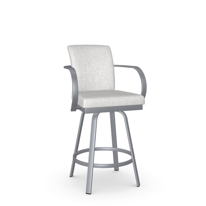 Lance Swivel Counter Stool - Upholstered