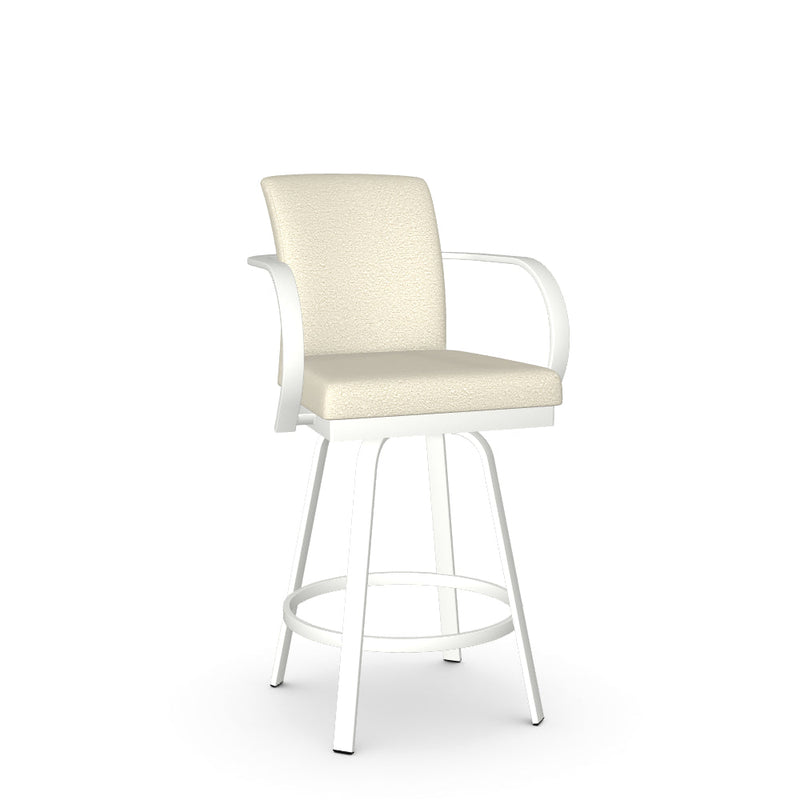 Lance Swivel Counter Stool - Upholstered