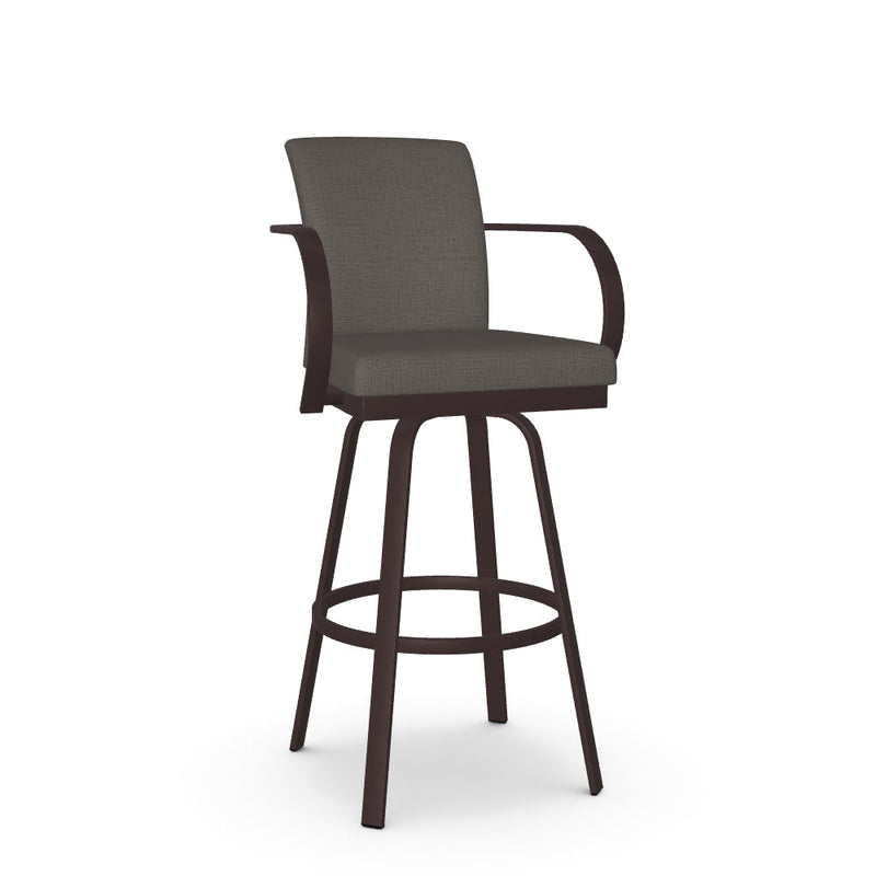 Lance Swivel Bar Stool - Upholstered
