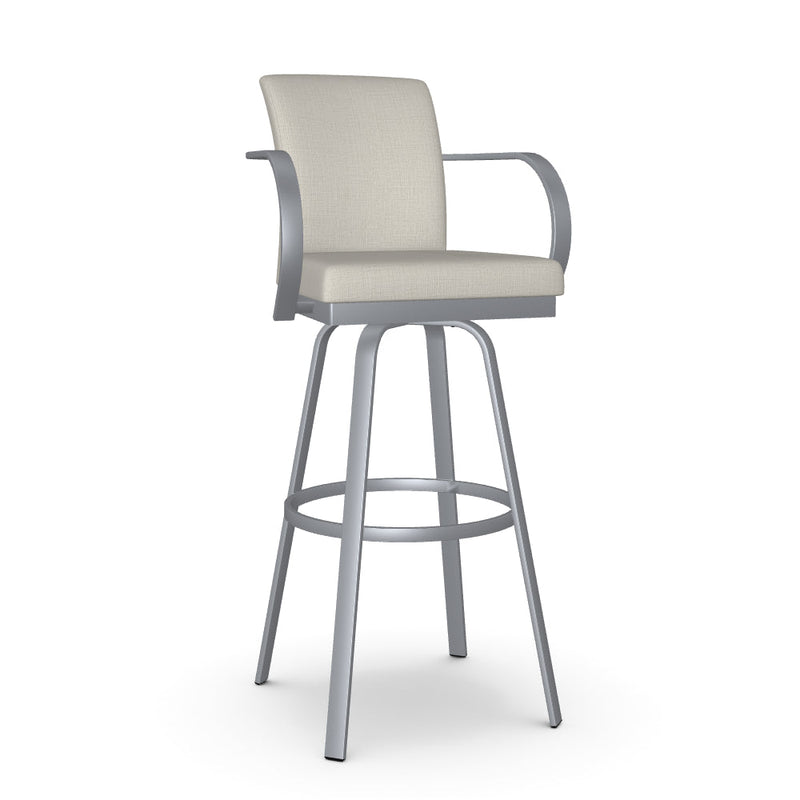 Lance Swivel Spectator Stool - Upholstered