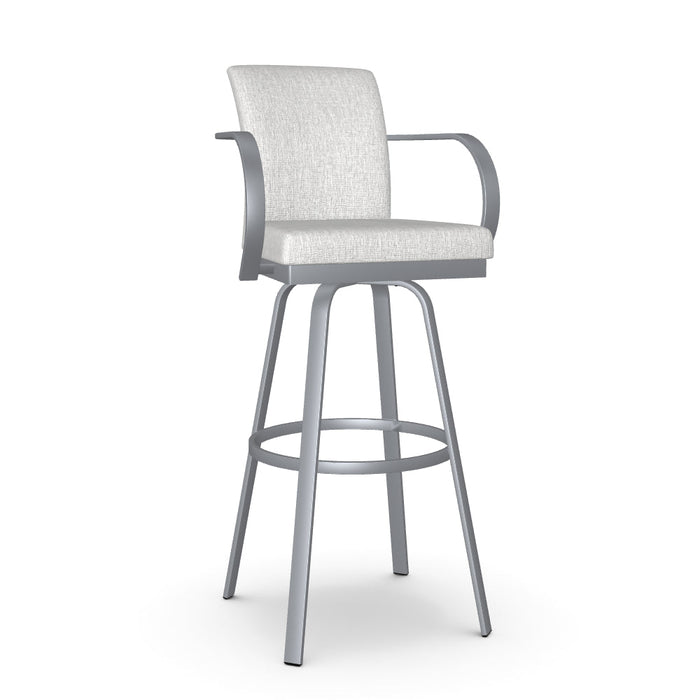 Lance Swivel Spectator Stool - Upholstered