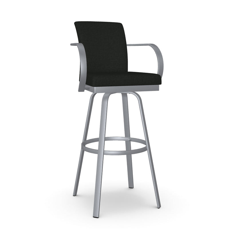 Lance Swivel Spectator Stool - Upholstered