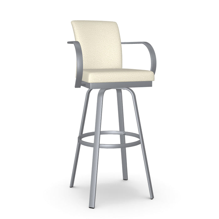 Lance Swivel Spectator Stool - Upholstered