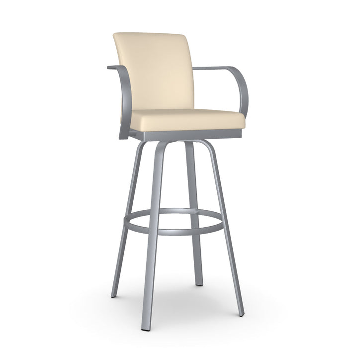 Lance Swivel Spectator Stool - Upholstered