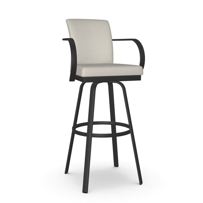 Lance Swivel Spectator Stool - Upholstered