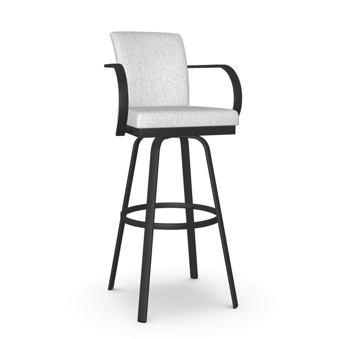 Lance Swivel Spectator Stool - Upholstered
