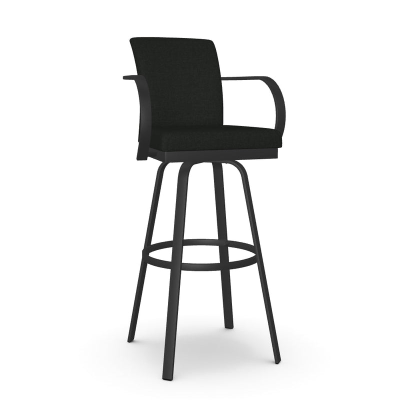 Lance Swivel Spectator Stool - Upholstered