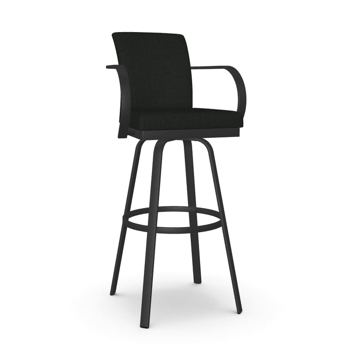 Lance Swivel Spectator Stool - Upholstered