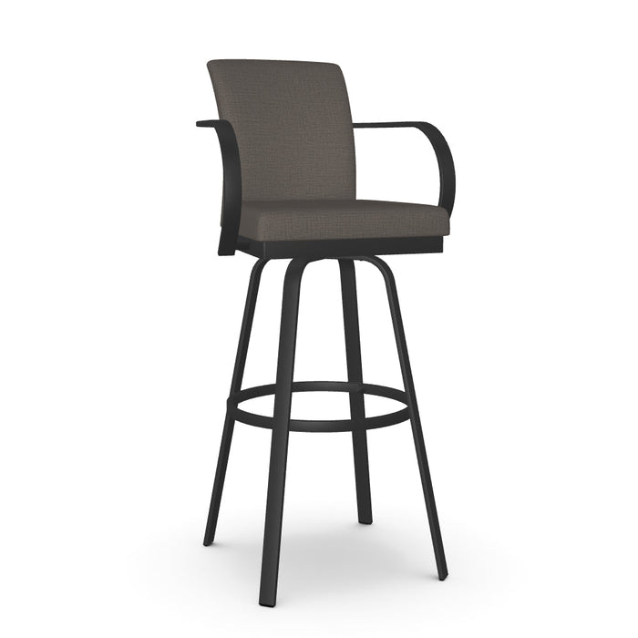 Lance Swivel Spectator Stool - Upholstered