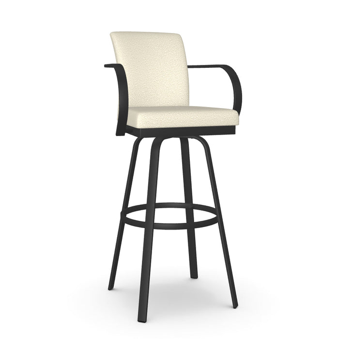 Lance Swivel Spectator Stool - Upholstered