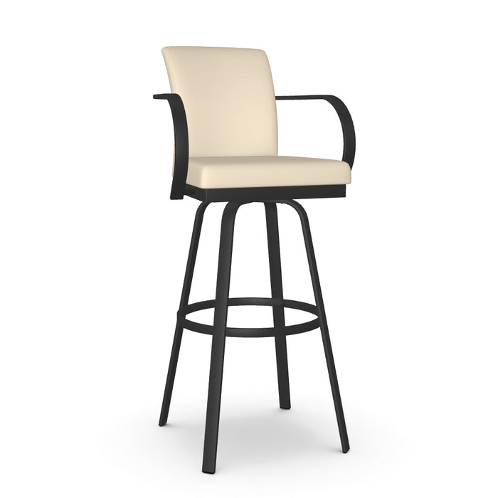 Lance Swivel Spectator Stool - Upholstered