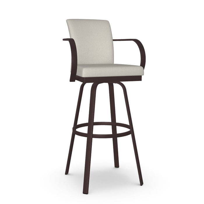 Lance Swivel Spectator Stool - Upholstered