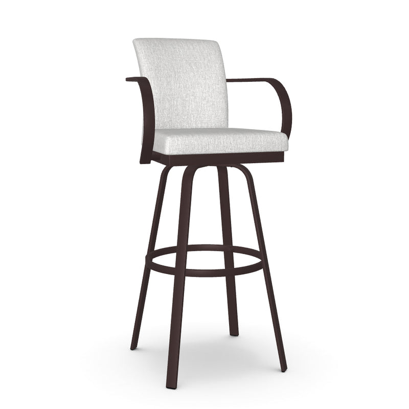 Lance Swivel Spectator Stool - Upholstered