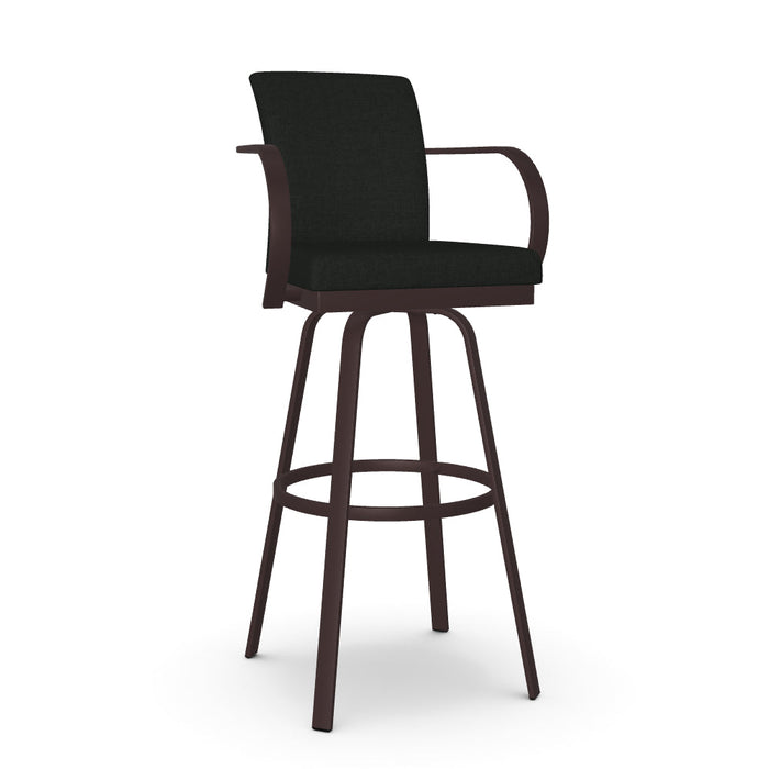 Lance Swivel Spectator Stool - Upholstered