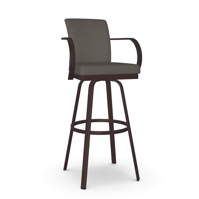 Lance Swivel Spectator Stool - Upholstered