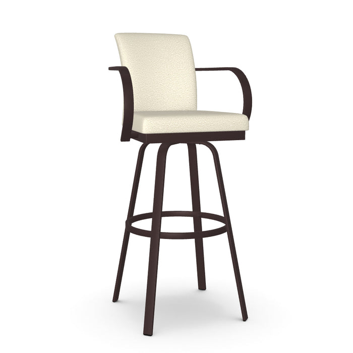 Lance Swivel Spectator Stool - Upholstered