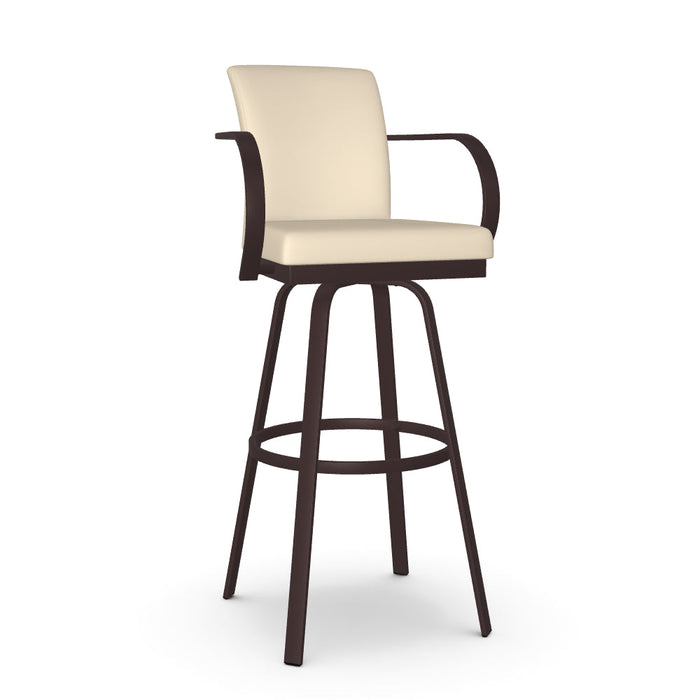 Lance Swivel Spectator Stool - Upholstered