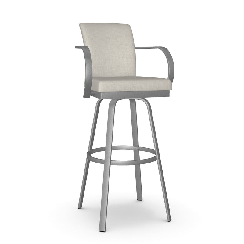 Lance Swivel Spectator Stool - Upholstered