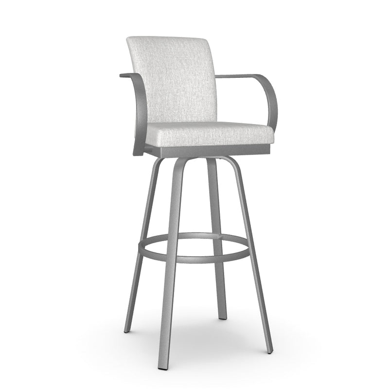 Lance Swivel Spectator Stool - Upholstered