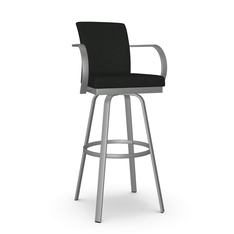 Lance Swivel Spectator Stool - Upholstered