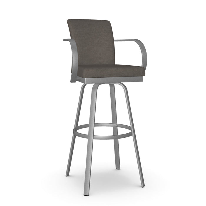 Lance Swivel Spectator Stool - Upholstered