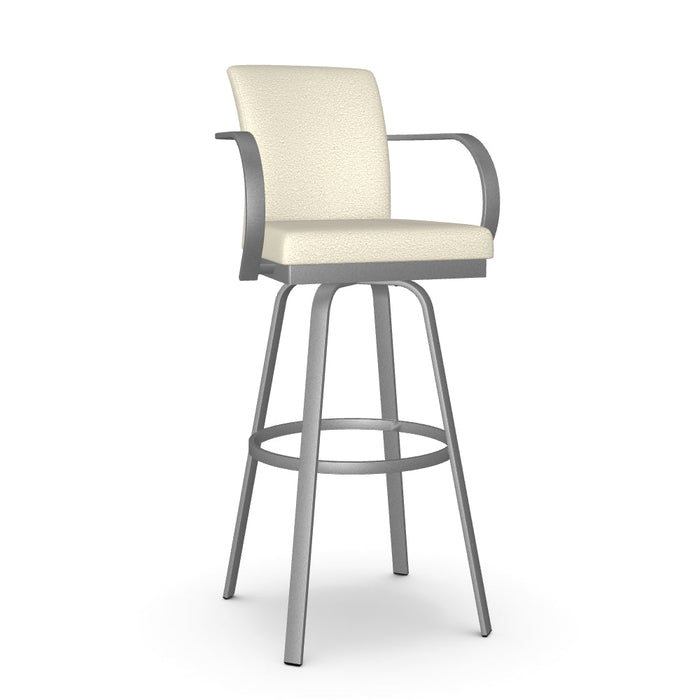 Lance Swivel Spectator Stool - Upholstered
