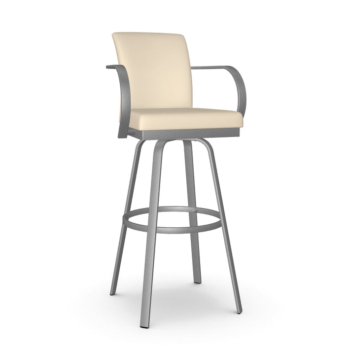 Lance Swivel Spectator Stool - Upholstered