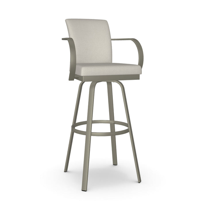Lance Swivel Spectator Stool - Upholstered
