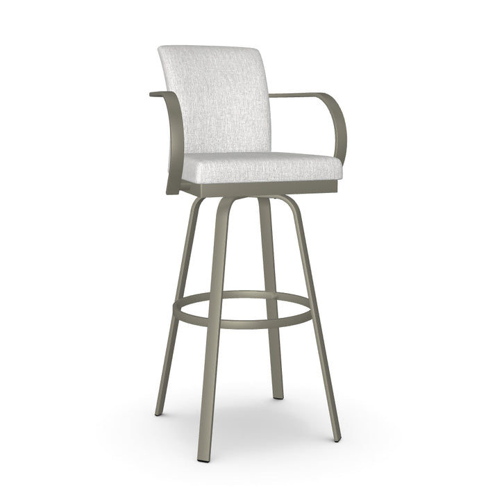 Lance Swivel Spectator Stool - Upholstered