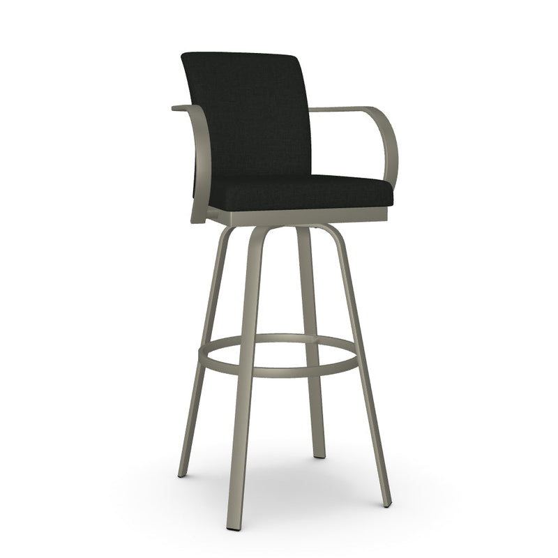 Lance Swivel Spectator Stool - Upholstered
