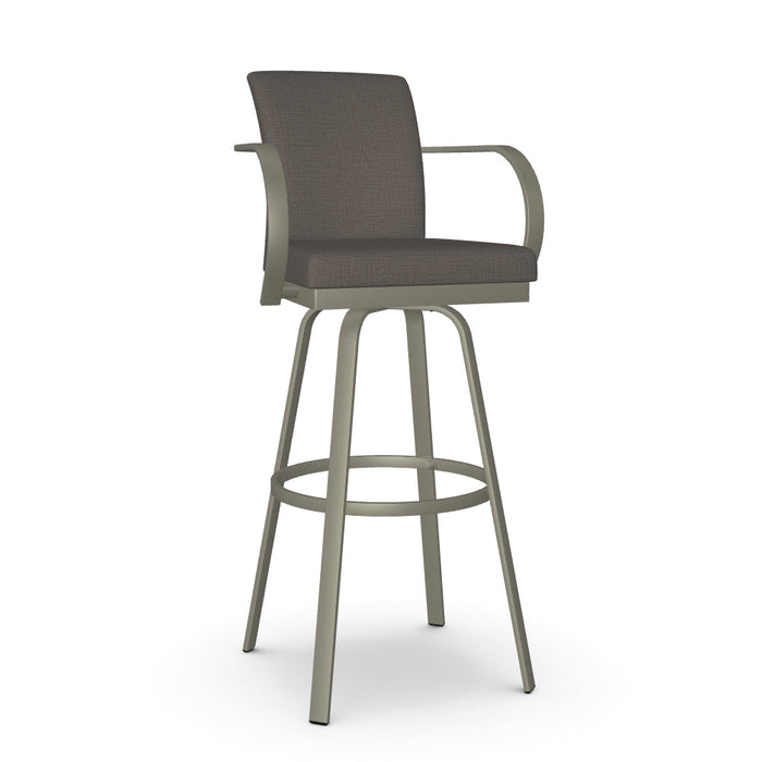 Lance Swivel Spectator Stool - Upholstered