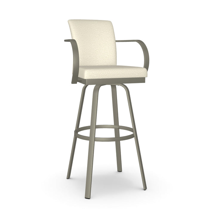 Lance Swivel Spectator Stool - Upholstered