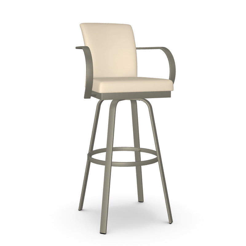 Lance Swivel Spectator Stool - Upholstered