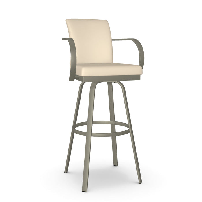 Lance Swivel Spectator Stool - Upholstered