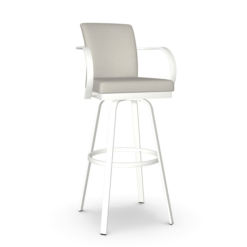 Lance Swivel Spectator Stool - Upholstered