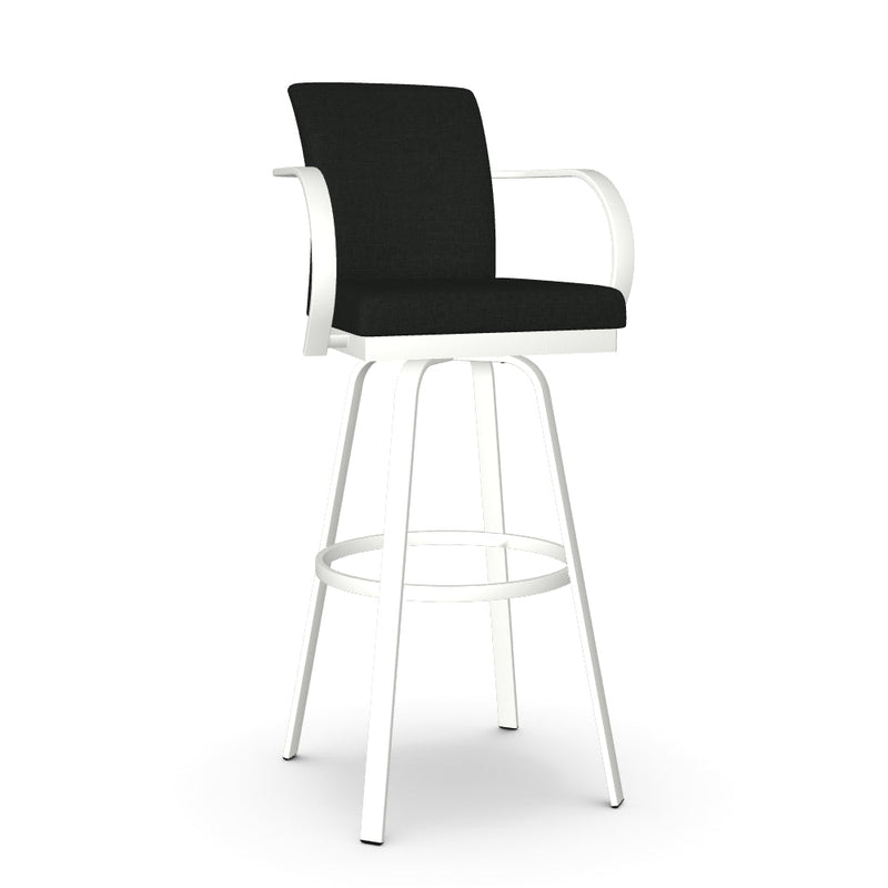 Lance Swivel Spectator Stool - Upholstered