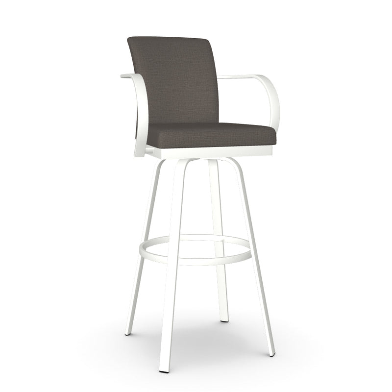 Lance Swivel Spectator Stool - Upholstered