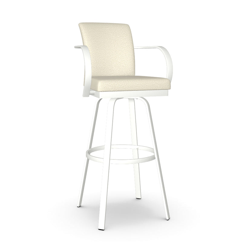 Lance Swivel Spectator Stool - Upholstered