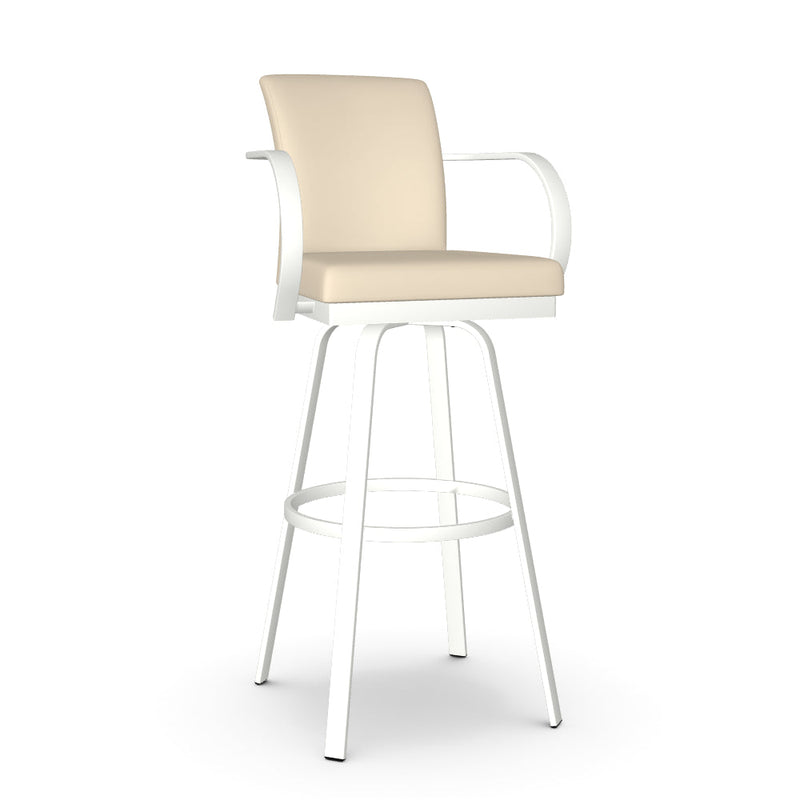 Lance Swivel Spectator Stool - Upholstered