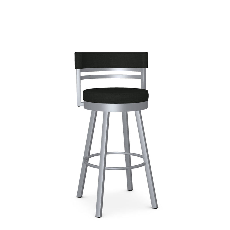 Ronny Swivel Bar Stool - Upholstered