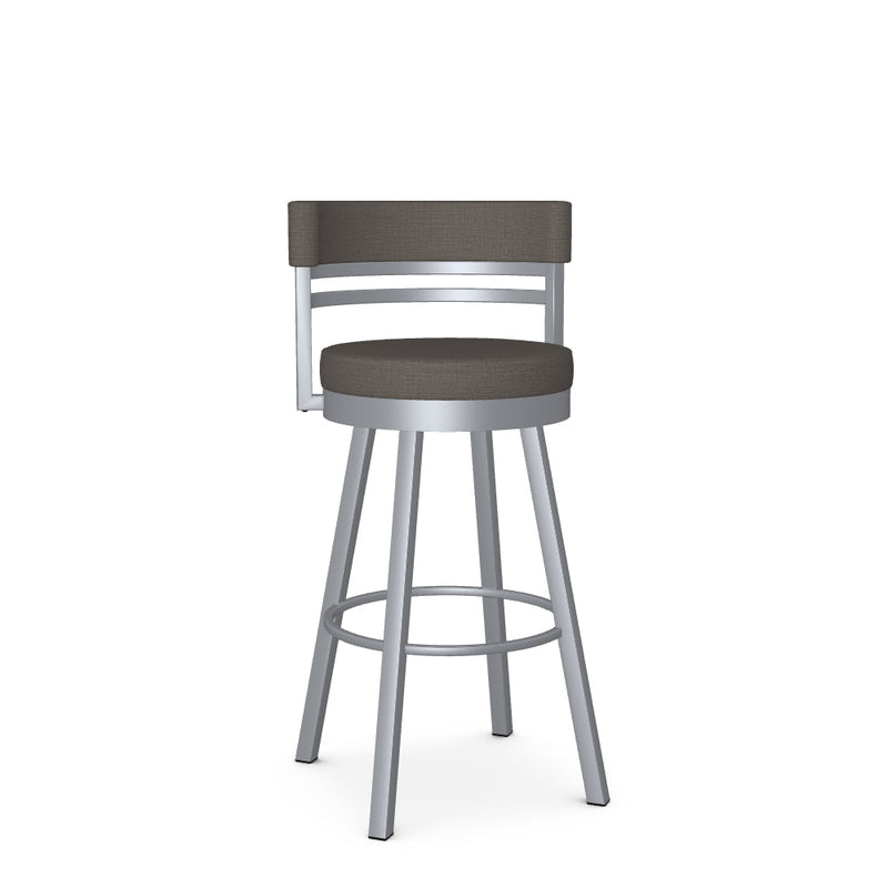 Ronny Swivel Bar Stool - Upholstered