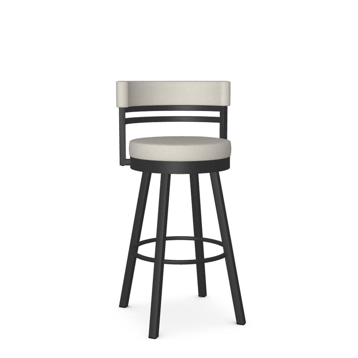 Ronny Swivel Bar Stool - Upholstered